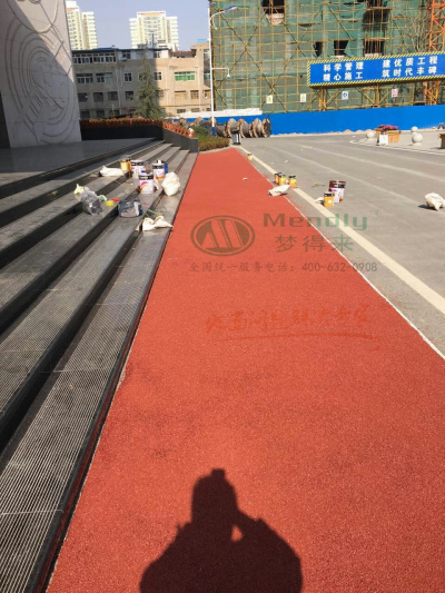 航天五一〇所 人民路街道彩色路面