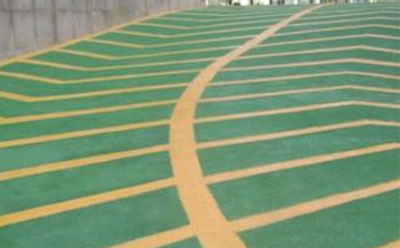 人民路街道止滑车道材料