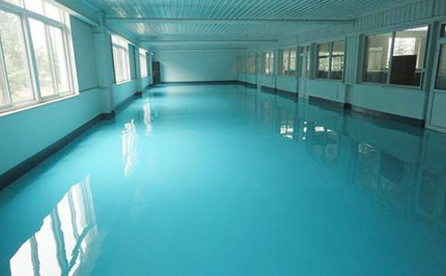 人民路街道水性杂化聚氨酯地坪涂料