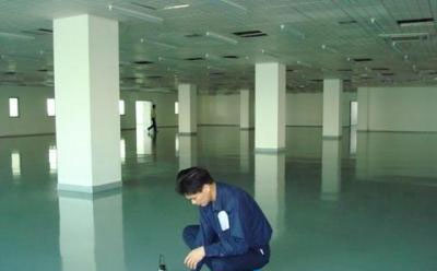 如何检测环氧地坪厚度和人民路街道环氧地坪用量