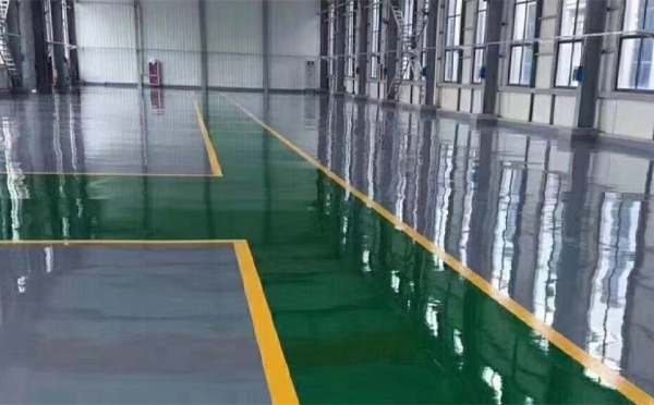 人民路街道环氧自流平地坪